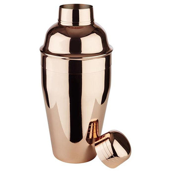 Shaker avec bouchon « BLEND », acier inoxydable, couleur cuivre, 500 ml | APS 93211