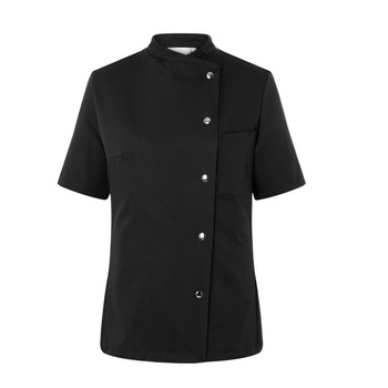 Veste de cuisine femme Greta noire | KARLOWSKY JF 4-1