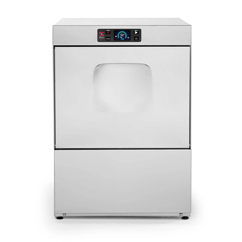 Lave-vaisselle professionnel universel avec pompe de vidange UX-50B, paniers 50x50, commande électronique, 400 V | SAMMIC 1303227