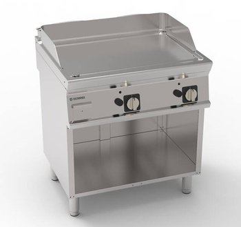 Plaque de grill gaz lisse sur base ouverte 74,8x56,4 cm | TECNOINOX 713180