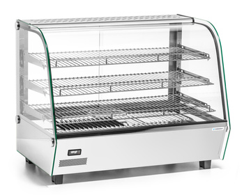 Vitrine d’exposition chauffante vitrée 160 l, 1,5 kW | FORGAST FG09656