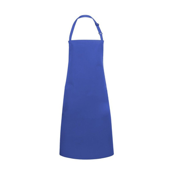 Tablier de cuisine Basic 75 x 90 cm avec boucle bleu | KARLOWSKY BLS 4-6-pièces