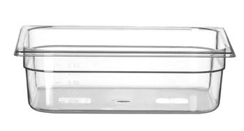 Récipient GN 1/2 prof. 10 cm en polycarbonate | HENDI 861424