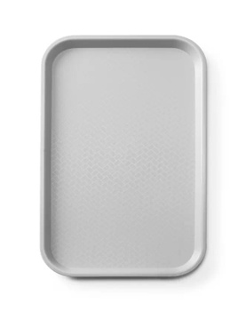 Plateau fast food GN 1/1, long. 53 cm - gris clair | AMERBOX 878538