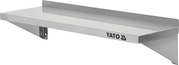 Étagère suspendue simple en acier inoxydable 150x30x18 cm | YATO YG-09042