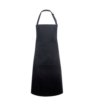 Tablier de cuisine Basic 75 x 90 cm avec poche et boucle noir | KARLOWSKY BLS 5-1-Stck