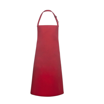 Tablier imperméable Basic à bretelles avec boucle 72 x 86 cm rouge | KARLOWSKY BLS 7-8-Stck