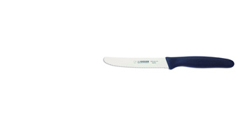 Couteau universel à bord ondulé - 11 cm, bleu foncé | GIESSER MESSER 8365 wsp 11 fw