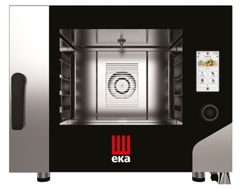 Four mixte à convection-vapeur électrique Millenial Touch Screen Bakery 4x600x400 | TECNOEKA MKF464TS