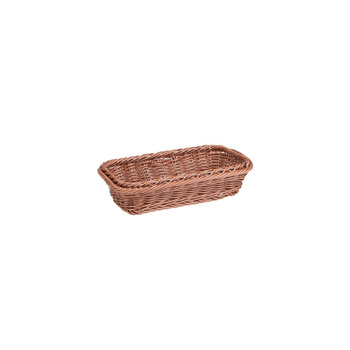 Panier en polypropylène GN LINE, rectangulaire, brun, GN 1/4, 26.5x16.5x6.5 cm | APS 40264