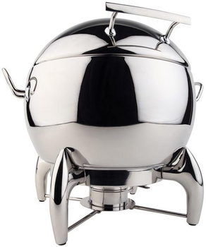 Chauffe-plat de table GLOBE, marmite à soupe, 48x45x45 cm, 10 l | APS 12398