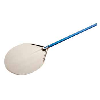 Pelle à pizza ronde en aluminium anodisé, long. manche 180 cm | GI.METAL A-32X/180