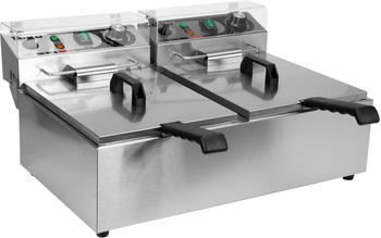 Friteuse électrique à 2 cuves 2x6 L | YATO YG-04622