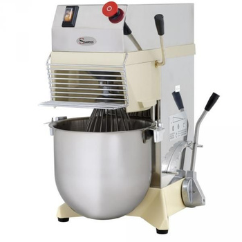 Pétrin mélangeur planétaire pour pâte légère, 5 kg de charge, 10 l | SANTOS 27