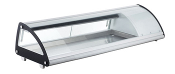 Vitrine réfrigérée pour sushi, 63 l, LED, 3-7°C, 130,7x45x33 cm | HENDI 233757
