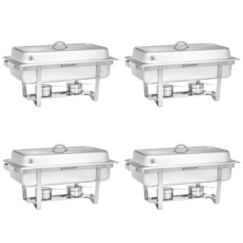 Réchaud de table GN 1/1 - lot de 4 pièces | FORGAST FG03109K