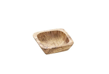 Bol OLIVE en bois d’olivier, 7,5x7,5x2,5 cm, 50 ml | APS 1013
