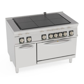 Cuisinière professionnelle électrique 6‑plaques | TECNOINOX 716110