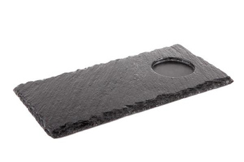 Plateau de présentation de plats en ardoise MORRA 25x12x0,7 cm | APS 986