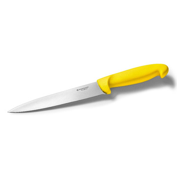 Couteau de cuisine HACCP jaune lg. 18 cm | FORGAST FG01845
