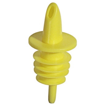 Verseur à alcool jaune, en polyéthylène, 7 cm | CONTACTO 5852/004