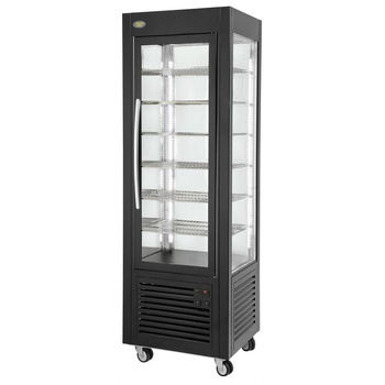 Vitrine réfrigérée d’exposition 360 l, refroidissement dynamique, argentée, 230 V | ROLLER GRILL RD 60 F