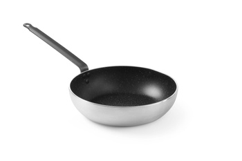 Poêle en aluminium avec revêtement antiadhésif Ø 28 cm WOK | HENDI 627730