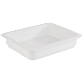 Récipient en porcelaine GN 1/2, 6,5 cm, blanc | APS 82200