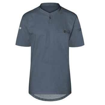 Chemise de cuisine Performance manches courtes anthracite | KARLOWSKY TM 5-5