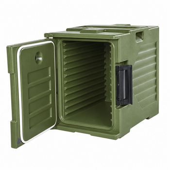 Thermos de transport alimentaire avec glissières, chargement frontal, GN 1/1 | FORGAST FG05420