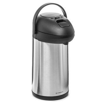 Thermos en acier de restauration avec pompe 4 L | FORGAST FG05804