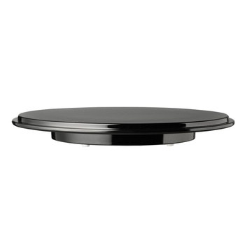 Plateau à gâteau, noir, en mélamine, diamètre 31 cm | APS 469
