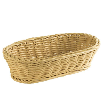 Panier à pain en polypropylène, brun, 28x16x8 cm | APS 50805