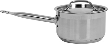 Casserole en acier inoxydable avec couvercle, capacité 1,9 l | YATO YG-00060