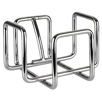 Porte-serviettes HERO, acier inoxydable, chromé, 14,5x14,5x10 cm | APS 11767