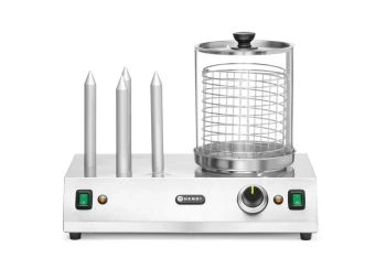 Chauffe-saucisses et pains pour hot-dogs, 220-240V/550W, 50x31x39,5 cm | HENDI 265031