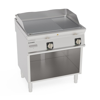 Plaque de grill lisse chromée 400V Tecno74 | TECNOINOX 716233