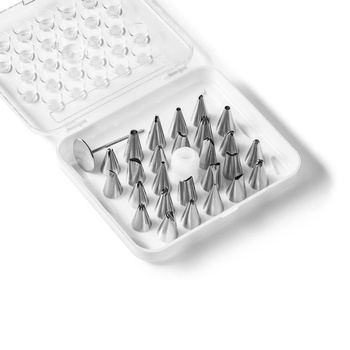 Ensemble de douilles décoratives en acier, coffret de 27 pièces | FORGAST FG11244