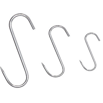 Crochets de boucher en acier inoxydable 180 mm | CONTACTO 485/180