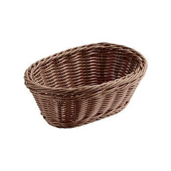 Panier de table et de buffet ECONOMIC, ovale, marron, 23x18x9 cm | APS 40193