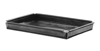Plateau pour fours à micro-ondes, antiadhésif - 29x19x(H)3 cm | HENDI 808337
