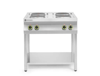Cuisinière électrique 4 plaques, 10,4 kW, 400 V | HENDI 226223