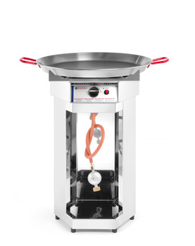 Grill à gaz Fiesta 600, gaz, 4,8 kW, Ø 60 cm | HENDI 146002