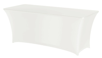 Housse pour table rectangulaire SYMPOSIUM blanche | HENDI 814420