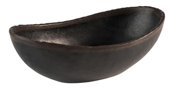 Bol MARONE, mélamine, noir - brun, 22x13x7.5 cm, 600 ml | APS 84732