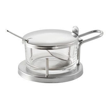 Distributeur de parmesan UNIT, couleur acier, 15x11x7 cm | APS 40330