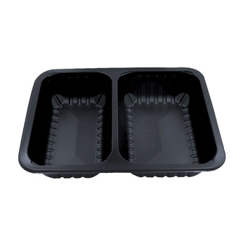 Contenants-repas à emporter 2 compartiments 22,7x17,8x5 cm - 320 pcs | GULLIN MAPCOR2C22750DC