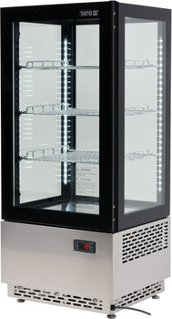 Vitrine réfrigérée 78 L noire | YATO YG-05060