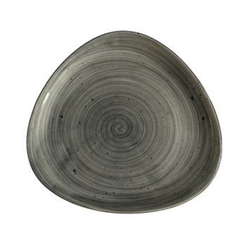 Assiette plate Delta Rustic grise 30 cm | KERA CERAMIKA 15.2/R.SZ