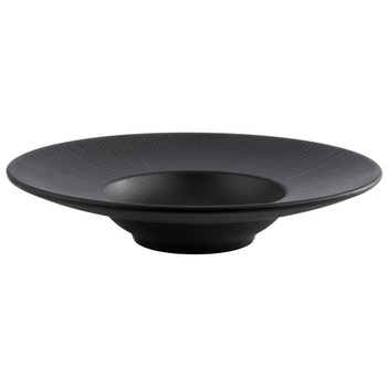 Assiette NERO en mélamine, noire, 29 cm | APS 85098